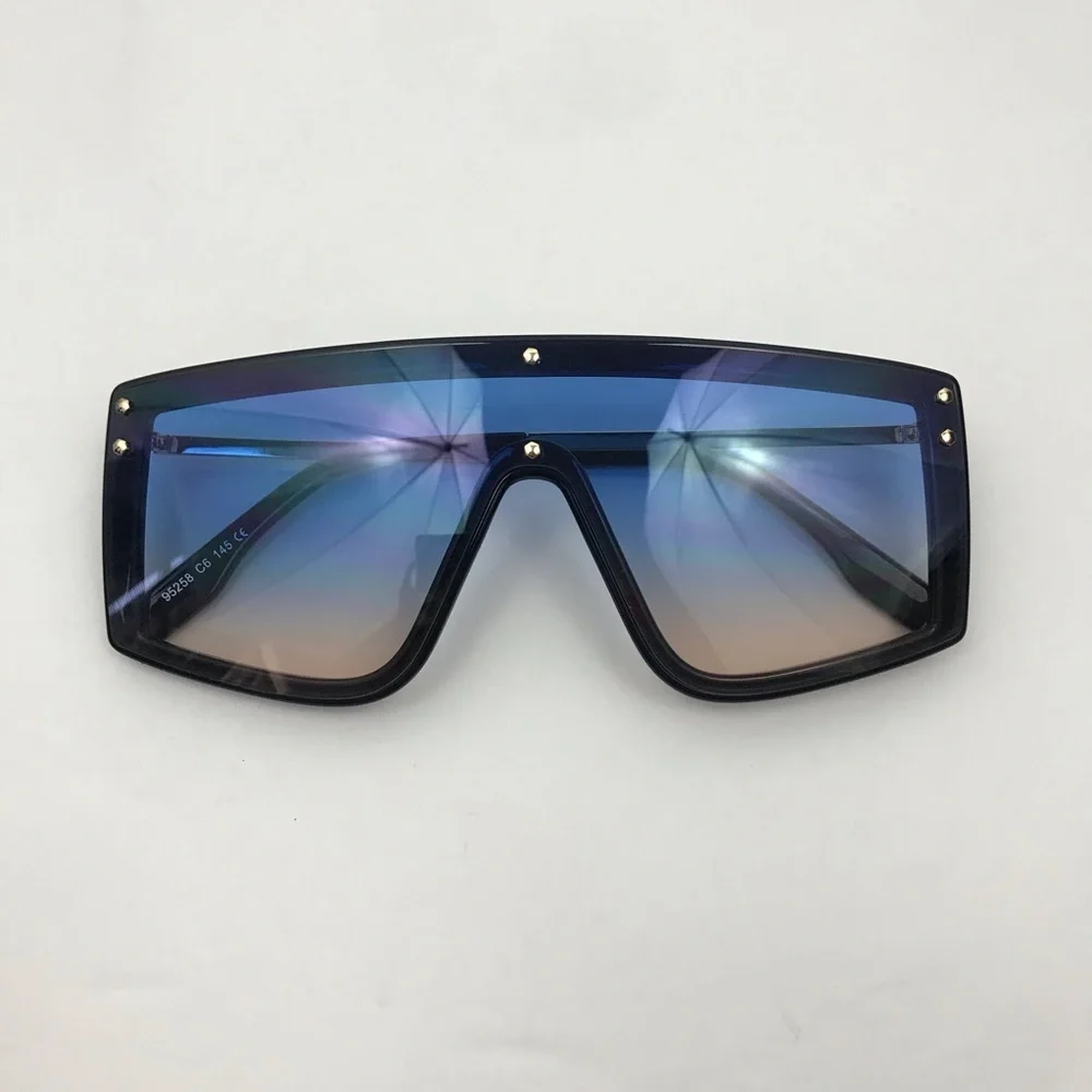 Big Frame Flat Top Sunglasses